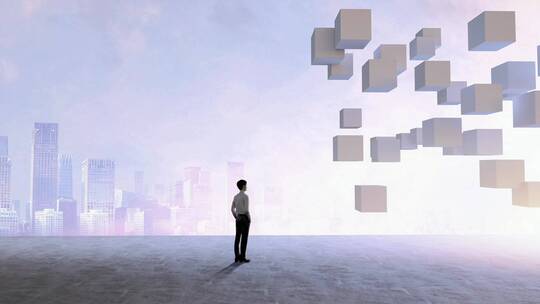 地产类创意抽象视频