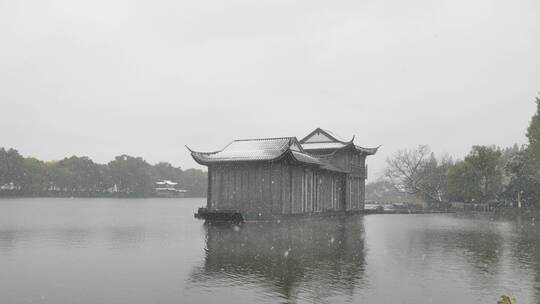 杭州冬天雪景