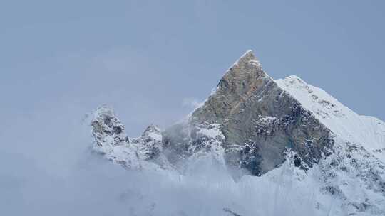 喜马拉雅山，尼泊尔，安纳普尔纳峰地区，山