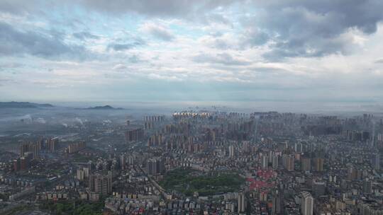湖南衡阳城市航拍延时视频素材模板下载