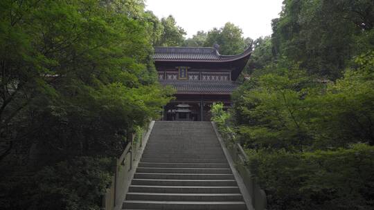 杭州凤凰山万松书院风景