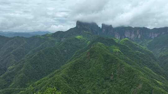 仙居公盂岩绿色生态风光航拍