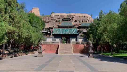 寺庙寺院祈福禅修禅意风景意境古建筑素材视频素材模板下载