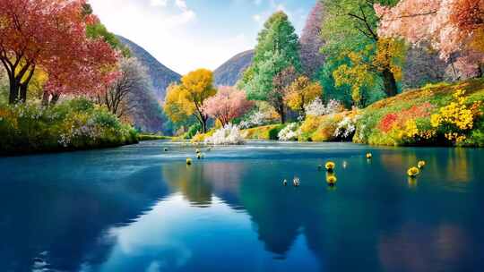 多款唯美三维卡通动画场景 亲近美好大自然