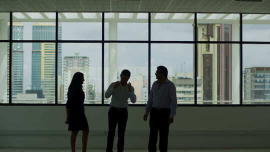 非洲 中国商人与当地商业伙伴谈话