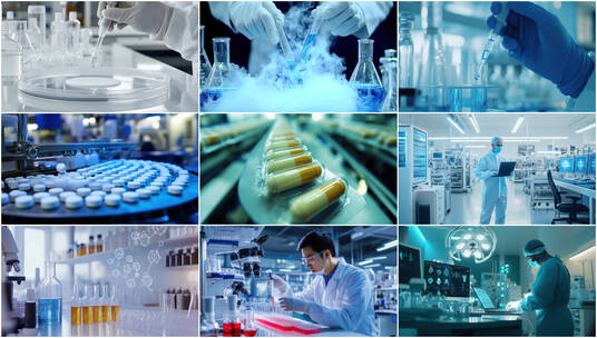 医疗医药研发实验室 医疗科研高清在线视频素材下载