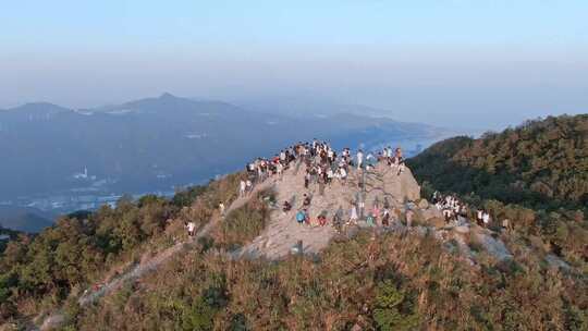 深圳梧桐山自然风光航拍视频