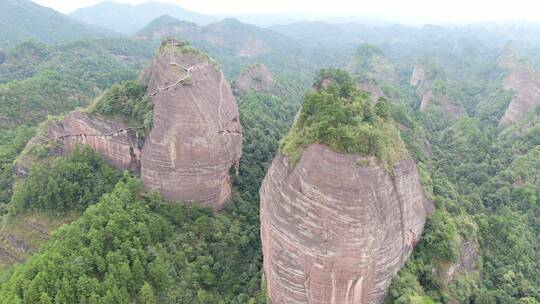 湖南怀化通道万佛山4A景区航拍