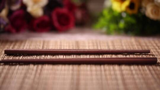 木质筷子竹筷子视频素材模板下载