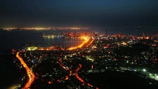 青岛老城区夜景