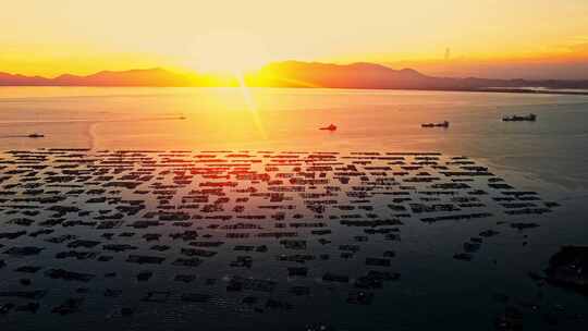 海浪沙滩海浪拍打沙滩航拍素材