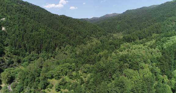 航拍山西国家级自然保护区60帧原素材