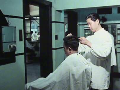 70年代80年代国营理发店历史素材