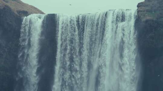 冰岛，瀑布，水，岩石