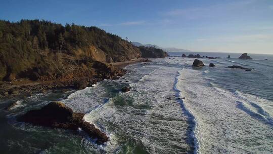 大海海边海浪视频