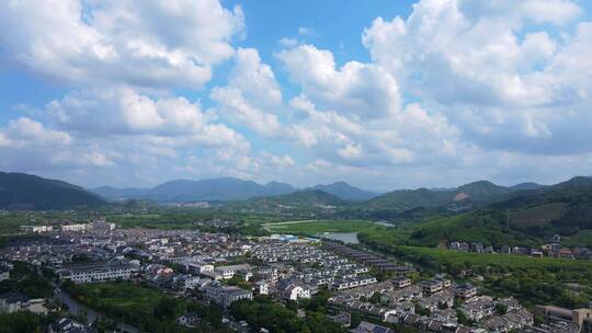 大径山乡村国家公园航拍风景