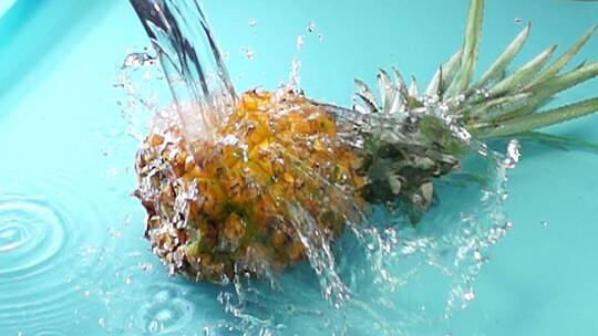 菠萝凤梨菠萝特写热带水果海南菠萝菠萝素材