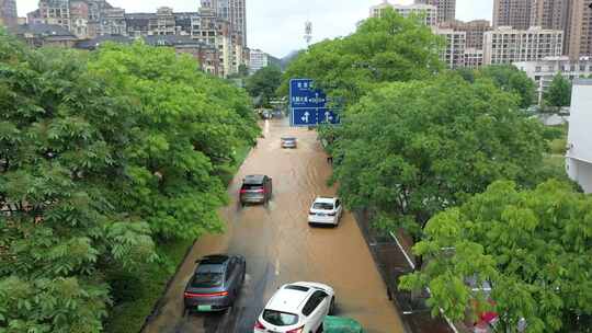 2024年6月下旬黄山市暴雨后洪水来袭