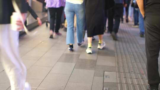 浙江省杭州市拱墅区武林夜市夜晚夜景逛街购