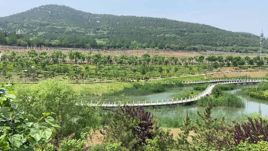 济南凤凰湖水库风光，龙洞风景区