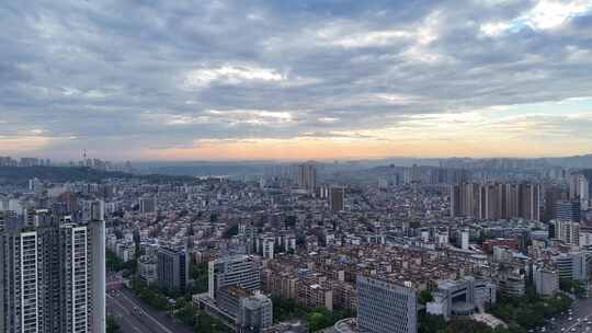 四川泸州城市建设泸州大景航拍