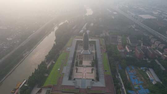 江苏南京大报恩寺历史建筑航拍