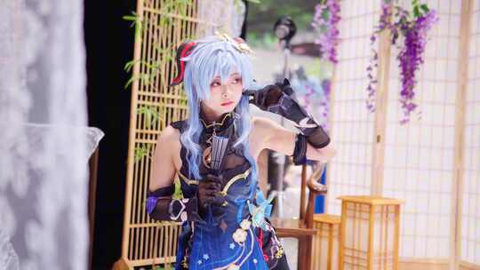 漫展同人展游戏展cosplay视频素材模板下载