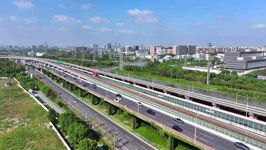 上海罗山高架路  沪奉高速  城市快速路