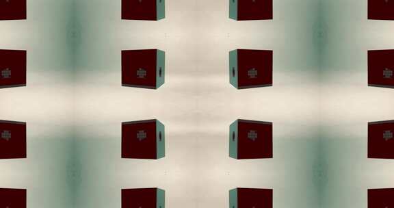 241 4K酷炫抽象三维几何背景