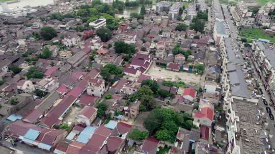 新农村乡村农民田野三农航拍