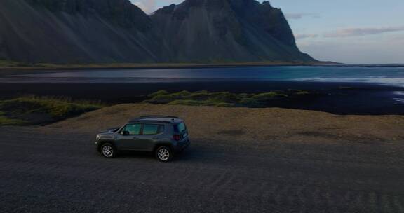 航拍自驾越野 冰岛西角山