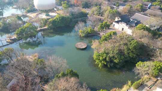 杭州景区西溪湿地美景风景视频素材