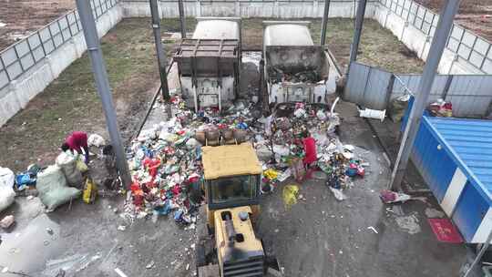 垃圾中转站垃圾回收处理垃圾分拣垃圾转运