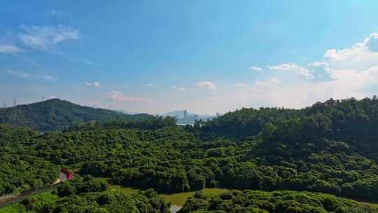 4K 深圳水库大望村东湖公园