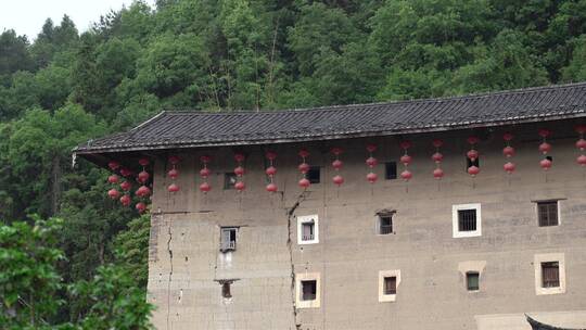 福建土楼云水谣怀远楼航拍漳州南靖土楼