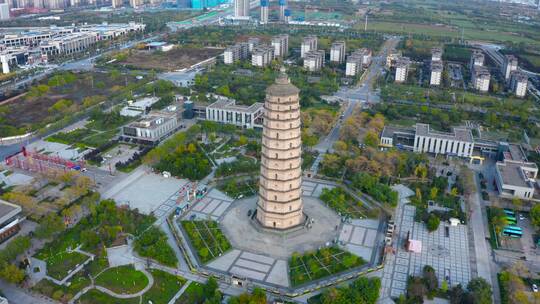 西安崇文塔景区  中国，陕西