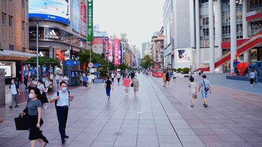 上海南京路步行街