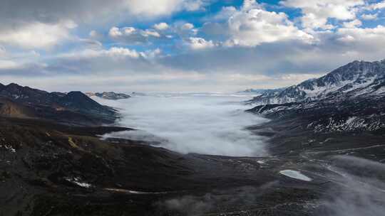 雪山云海延时