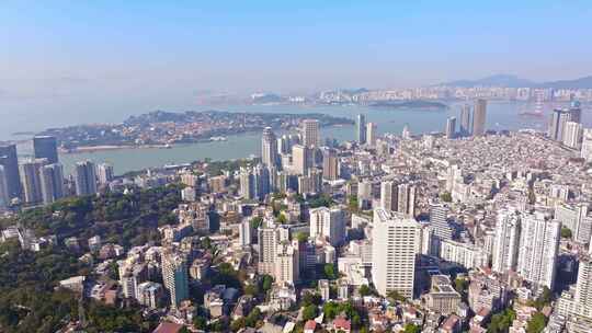 厦门 福建 思明区 大全景 俯瞰思明区