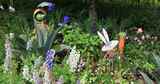 童话世界卡通青蛙兔子花境鲜花花园设计高清在线视频素材下载