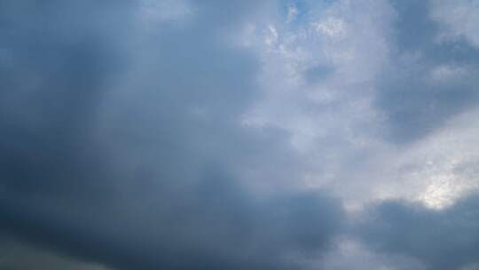 暴风雨来临风起云涌乌云满天延时