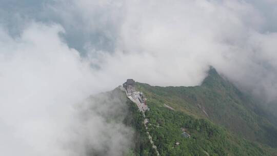 湖南衡阳南岳衡山航拍