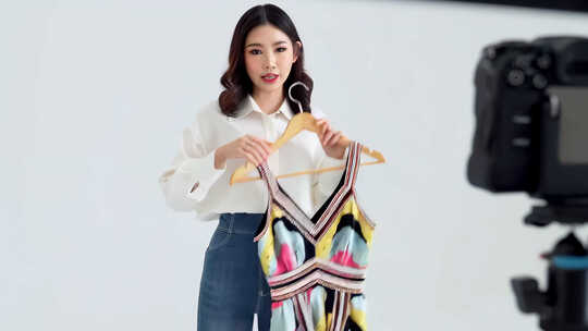 女性展示服装素材