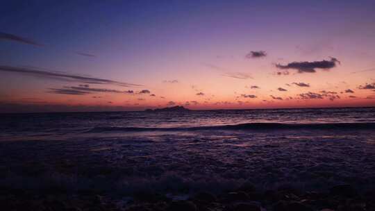 海边日落海洋风景