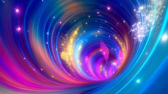 炫彩粒子光效动态背景