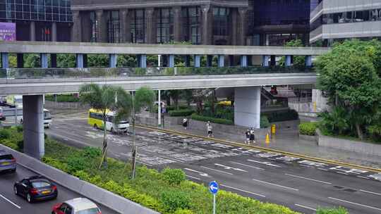 【正版素材】香港城市街道视频素材模板下载