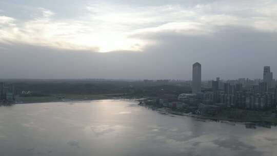 天府新区 兴隆湖 城市 湖景 大湖