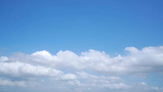 天空云朵夏日蓝天白云延时夏天唯美天空云层