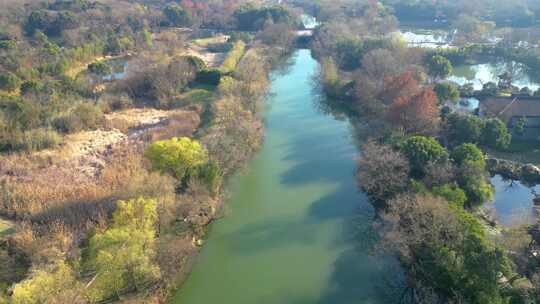 杭州市西湖区西溪湿地美景风景视频素材