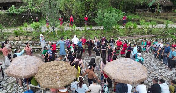 翁丁原始部落佤族歌舞